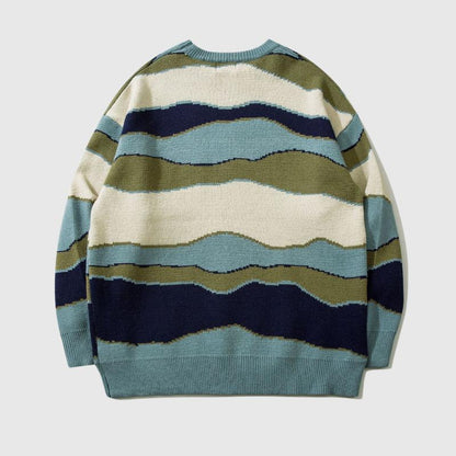 Vintage Striped Couple's Sweater