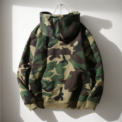 Camo Loose Casual Hoodie