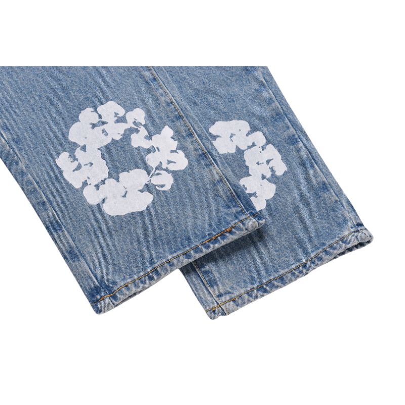 Kapok Pattern Printed Jeans