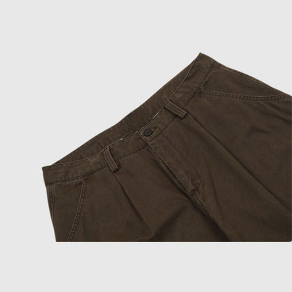 Vintage Solid Cargo Pants