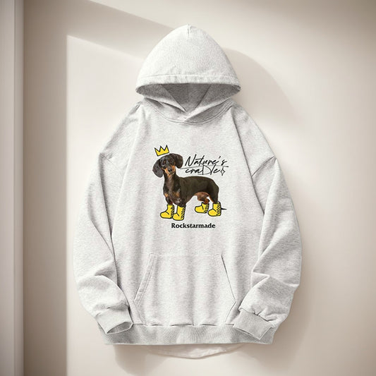 Dog Crown Graphic Hoodie