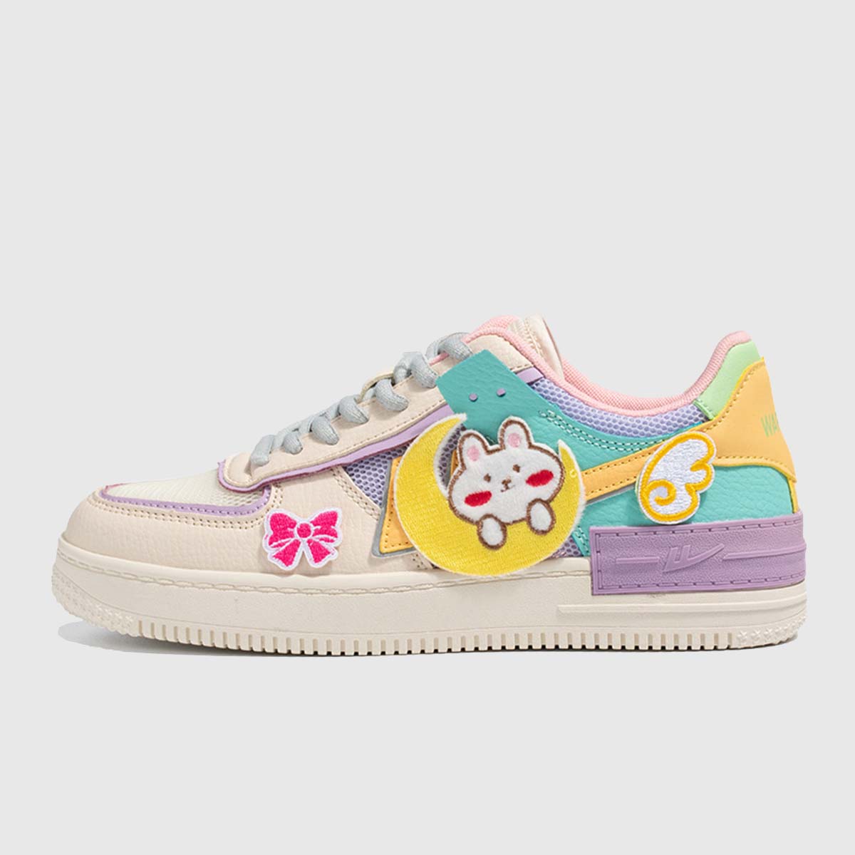 Pastel Cartoon Sneakers,Skate Shoes