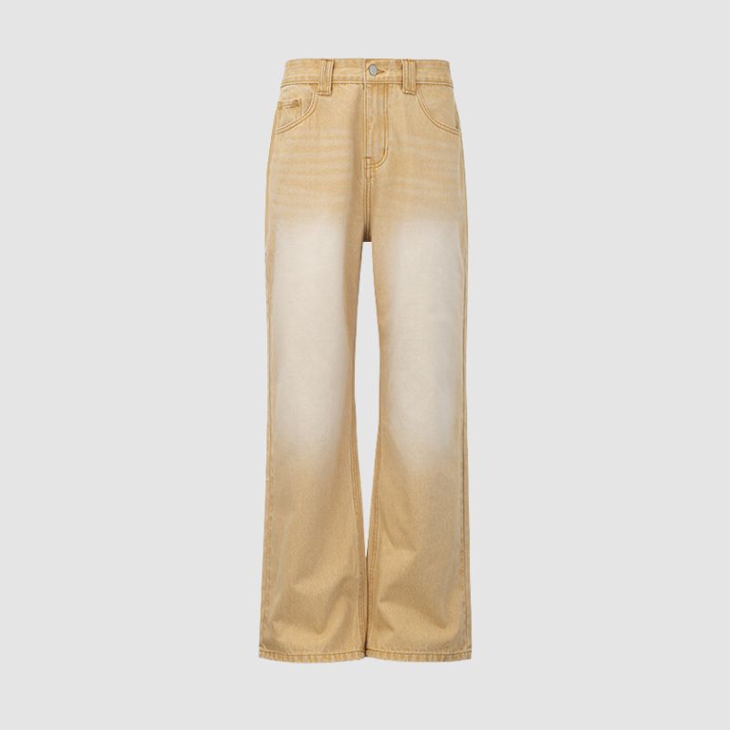 Clean Fit Gradient Design Jeans,Pant