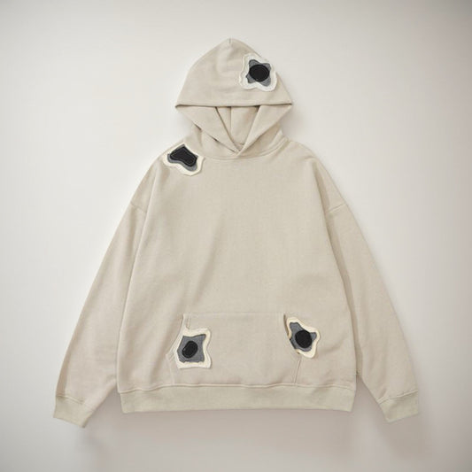 Multi-Color Contrast Irregular Patchwork Hoodies