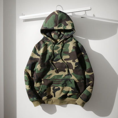 Camo Loose Casual Hoodie