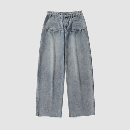 Vintage Washed Front Pocket Jeans,Pant