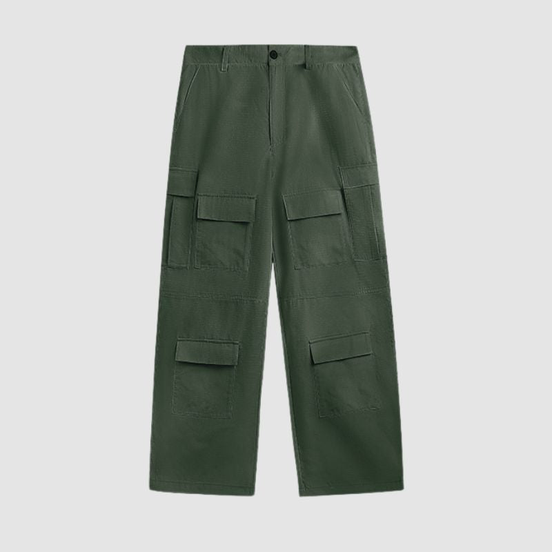 Casual Loose Multi Pocket Patch Cargo Pants