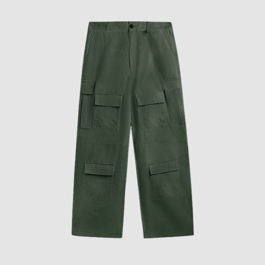 Casual Loose Multi Pocket Patch Cargo Pants