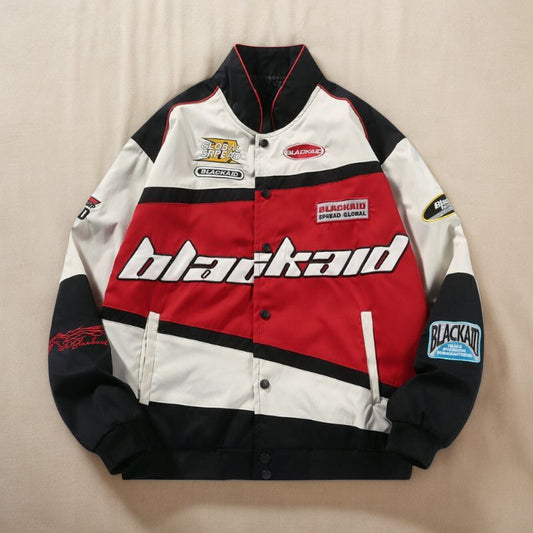 Retro Fashion Racing Jacket