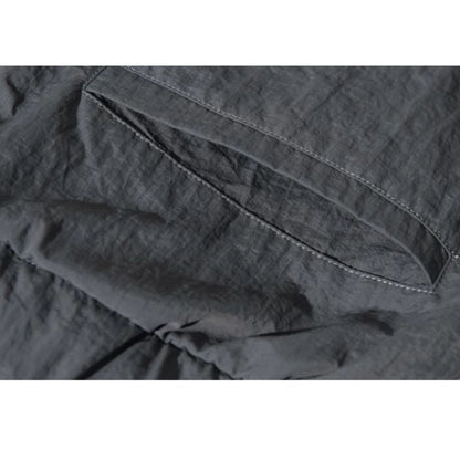 Water-Repellent Belted Yamamoto Pants