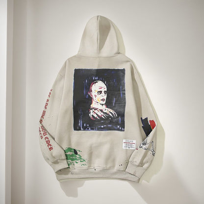 Hyakki Graffiti Print Hoodie