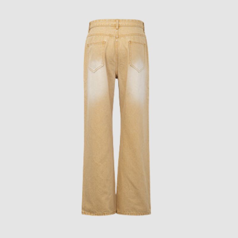 Clean Fit Gradient Design Jeans,Pant