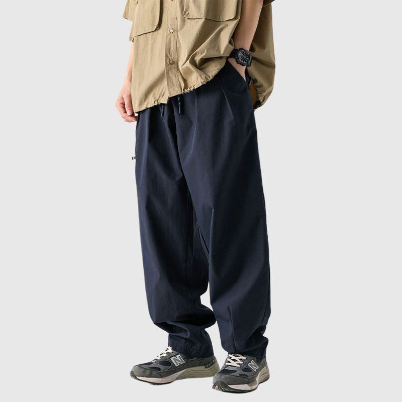 Vintage Zipper Pocket Design Cargo Pants