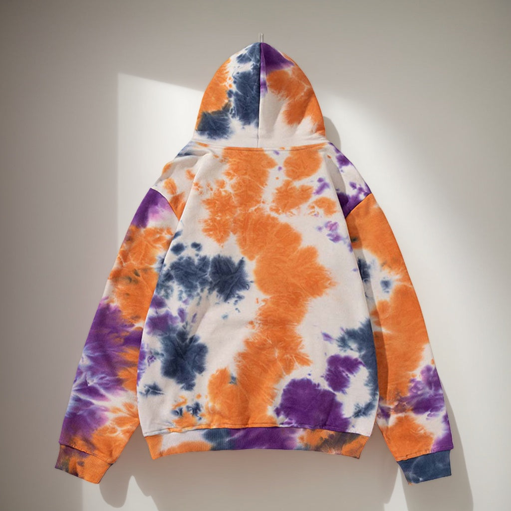 Vibrant Tie-Dye Pullover Hoodie