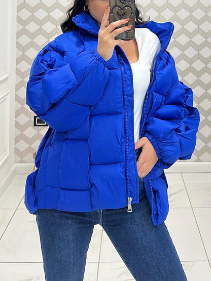 Braid Puffer Coat