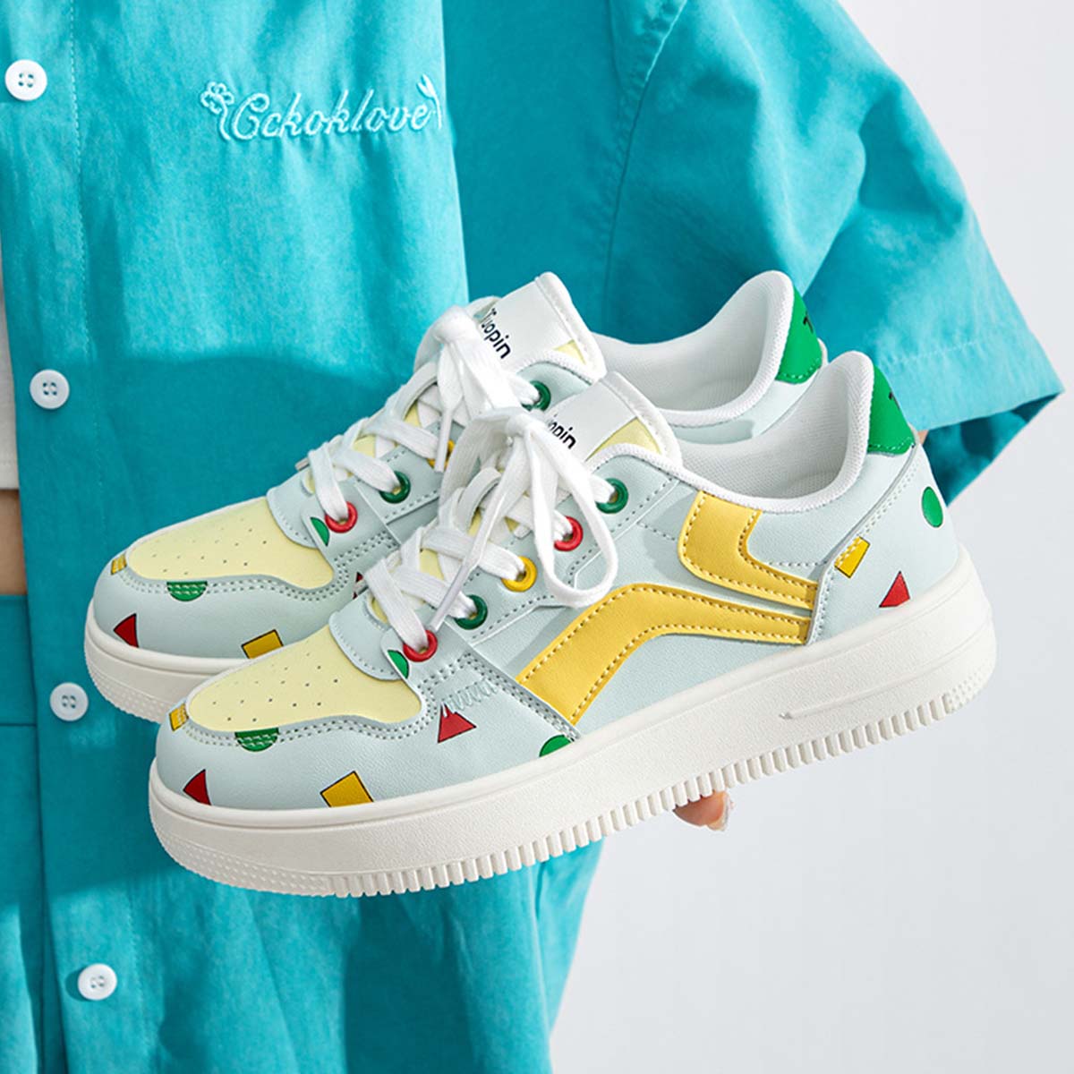 Colorful Casual Sneakers,Skate Shoes