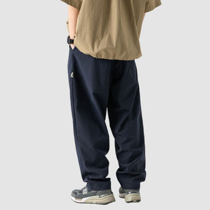 Vintage Zipper Pocket Design Cargo Pants