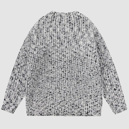 Mosaic Chunky Knit Sweater