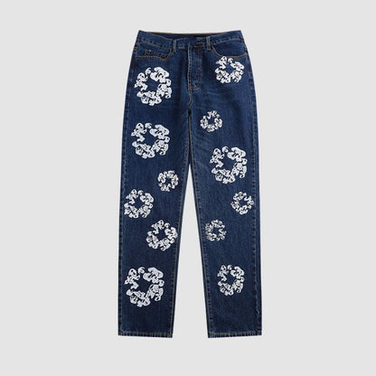 Kapok Pattern Printed Jeans