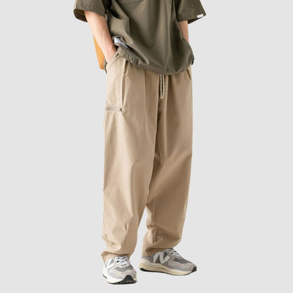 Vintage Zipper Pocket Design Cargo Pants