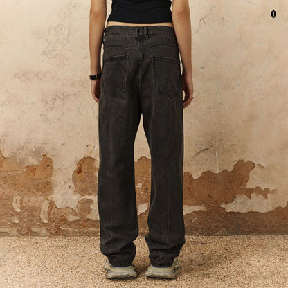 Color Patchwork Design Jeans,Pant