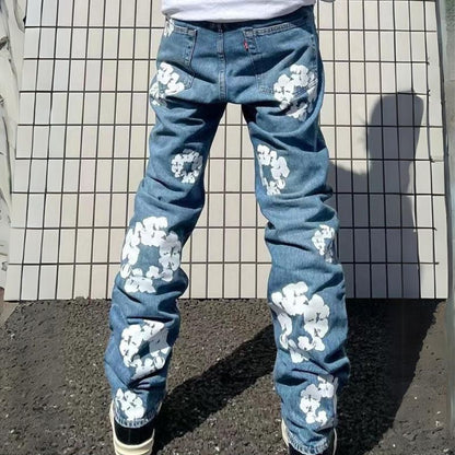 Kapok Pattern Printed Jeans