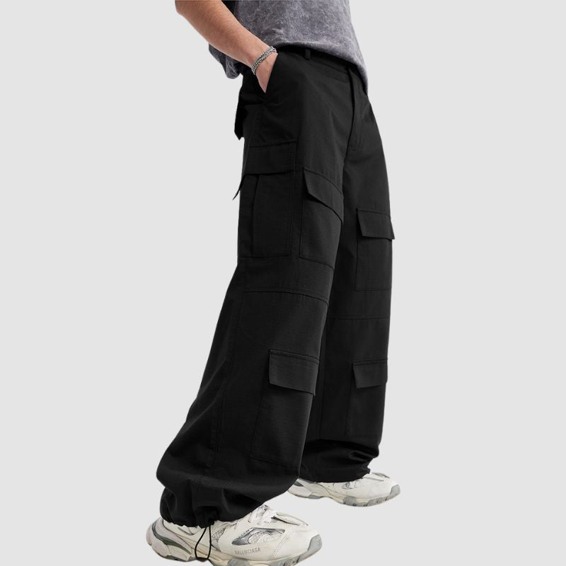 Casual Loose Multi Pocket Patch Cargo Pants