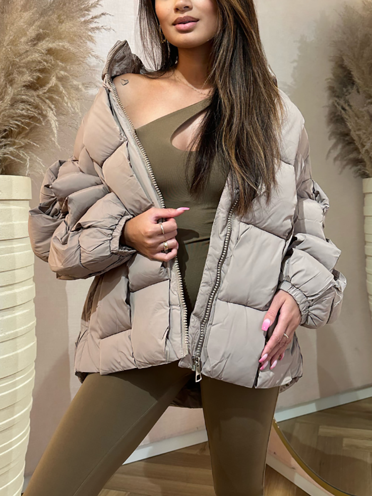 Braid Puffer Coat