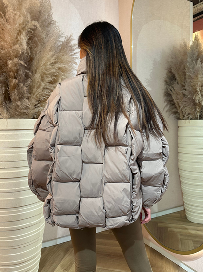 Braid Puffer Coat