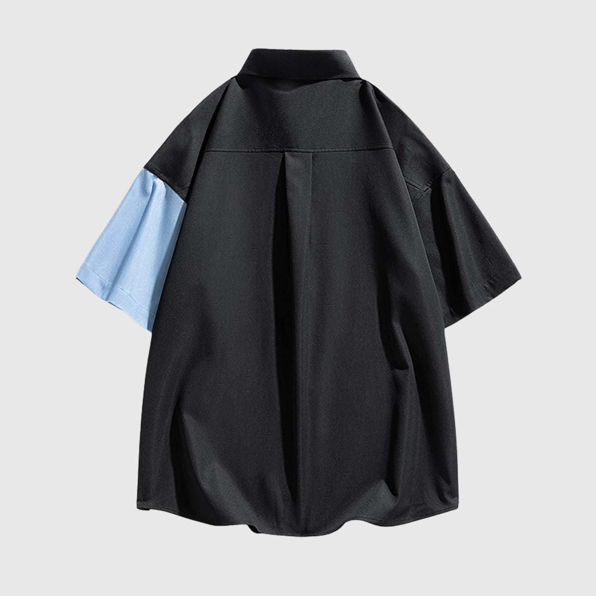 Ice Silk Colorblocking Shirt