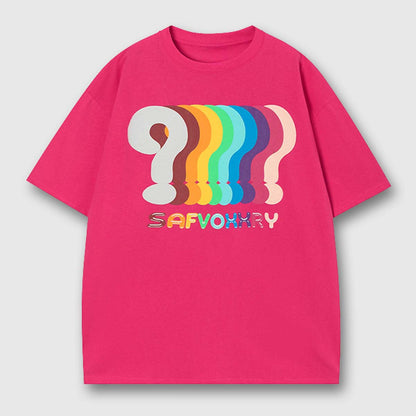 Colorful Question Mark Tee