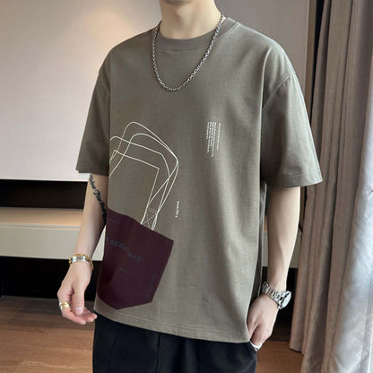 Shopping bag pattern Tee