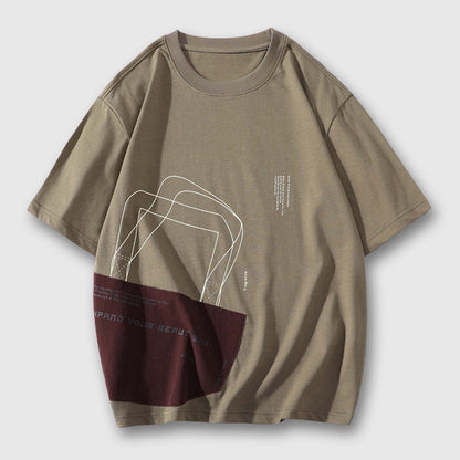 Shopping bag pattern Tee