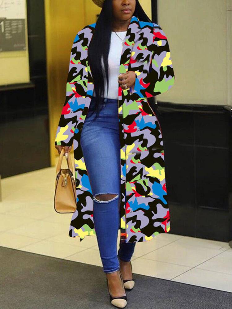 Plaid Multicolor Coat