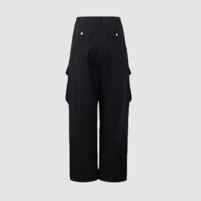 Side Pocket Patch Pleated Cargo Pants 2 reviews