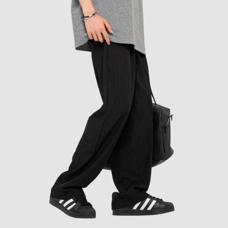 Simple Straight Leg Yamamoto Pants