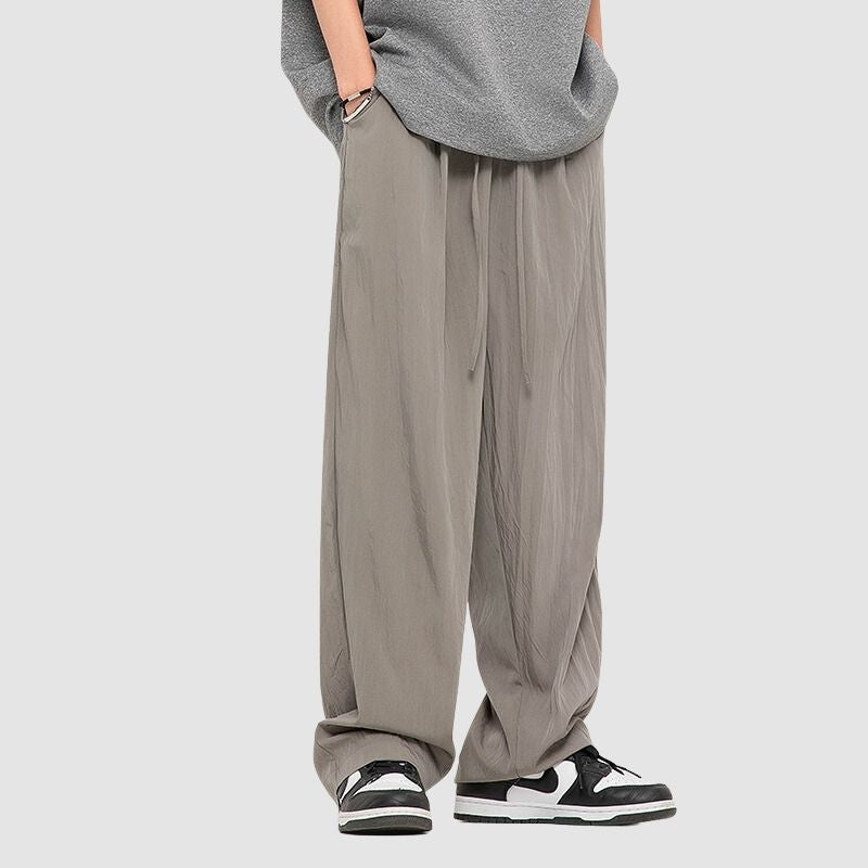 Simple Straight Leg Yamamoto Pants