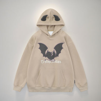 Vintage Heartful Devil Hoodies