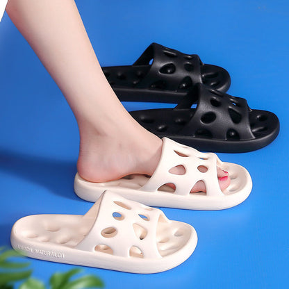 Lotus Root Slice Hollow Out Slides,Slippers